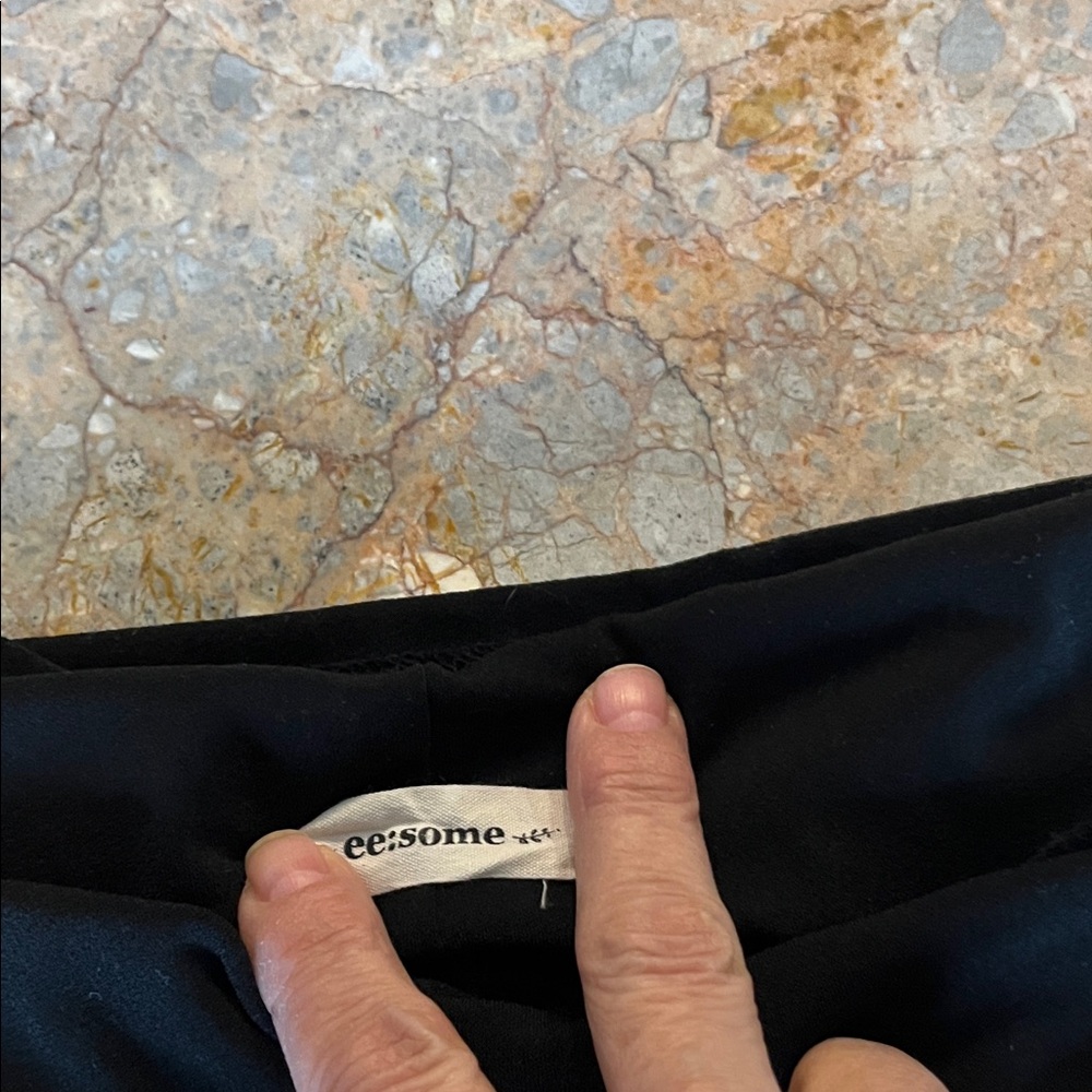 Draped Black Top by EE:Some